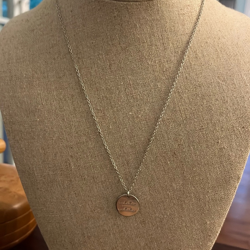 Inhale exhale necklace